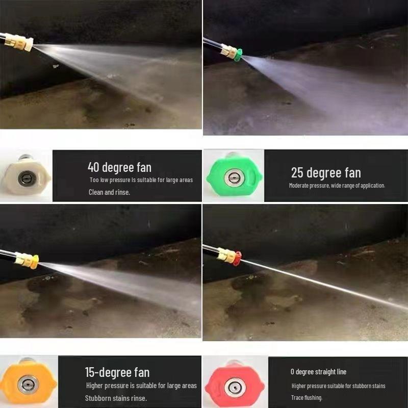 High-Pressure Car Wash Water Gun with Quick-Connect Nozzle