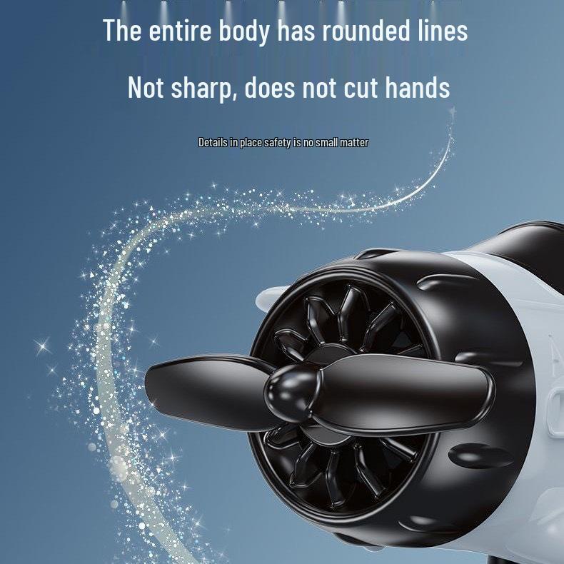 Solárna rotujúca ozdoba lietadla do auta