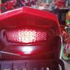 1X 12V Motorcycle LED Tail Rear Light Brake Stop Turn Signal License Plate Lamp