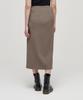 MUSINSA STANDARD WOMAN Women'S High-Waisted Slit Long Skirt [Dusty Beige]