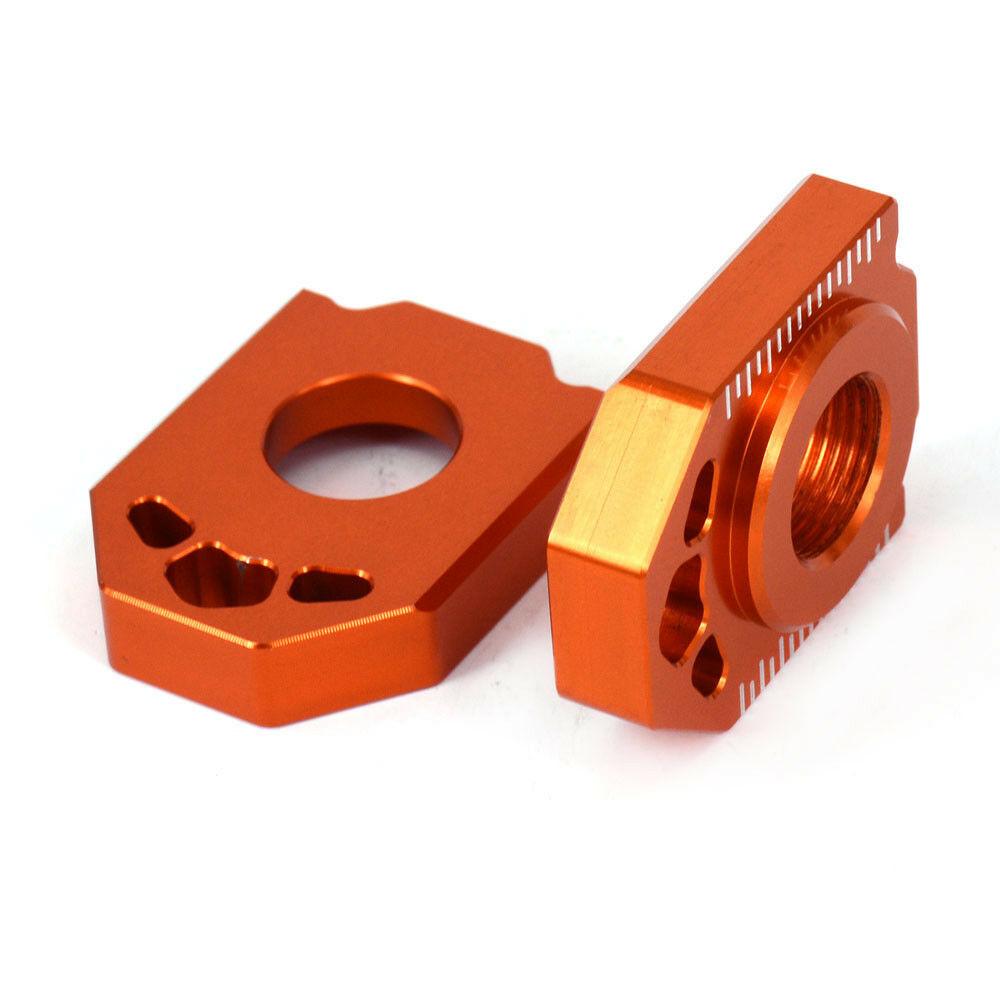 Motorcycle CNC Rear Chain Adjuster Axle Block For KTM SX SXF XC XCF 125 150 200 250 300 350 400 450 2013-2022