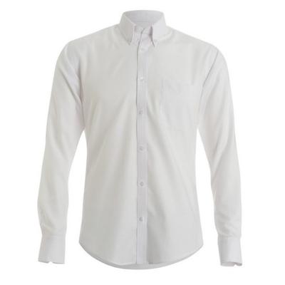 Mens Long Sleeve Oxford Twill Shirt