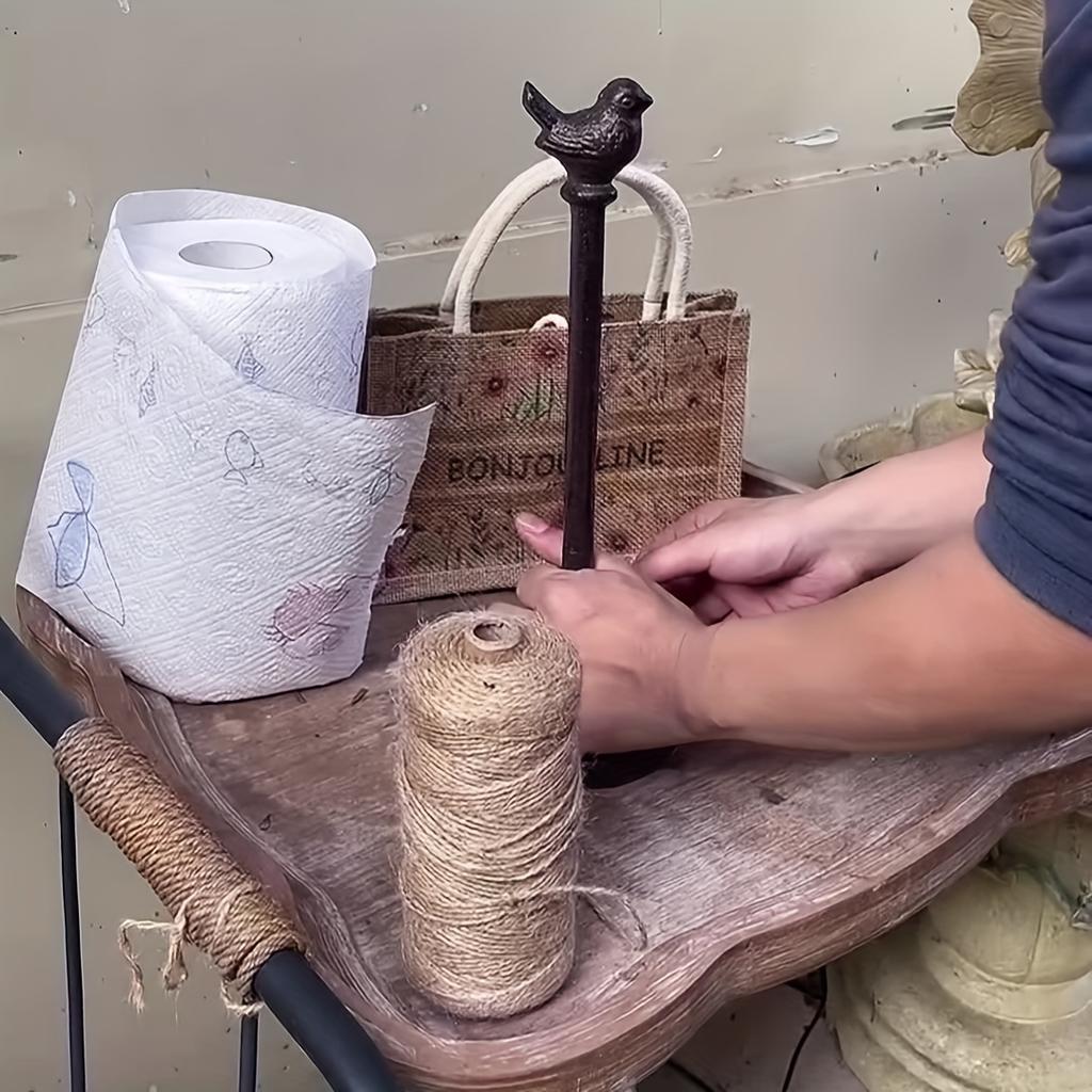 Vintage Cast Iron Craft Bird Tissue Holder Kitchen Paper Towel Holder Desktop Decoration Storage Rack Bathroom Accessories