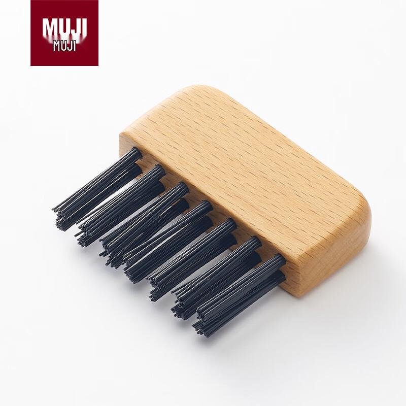 MUJI Beech Wood Hair Comb Cleaning Brush