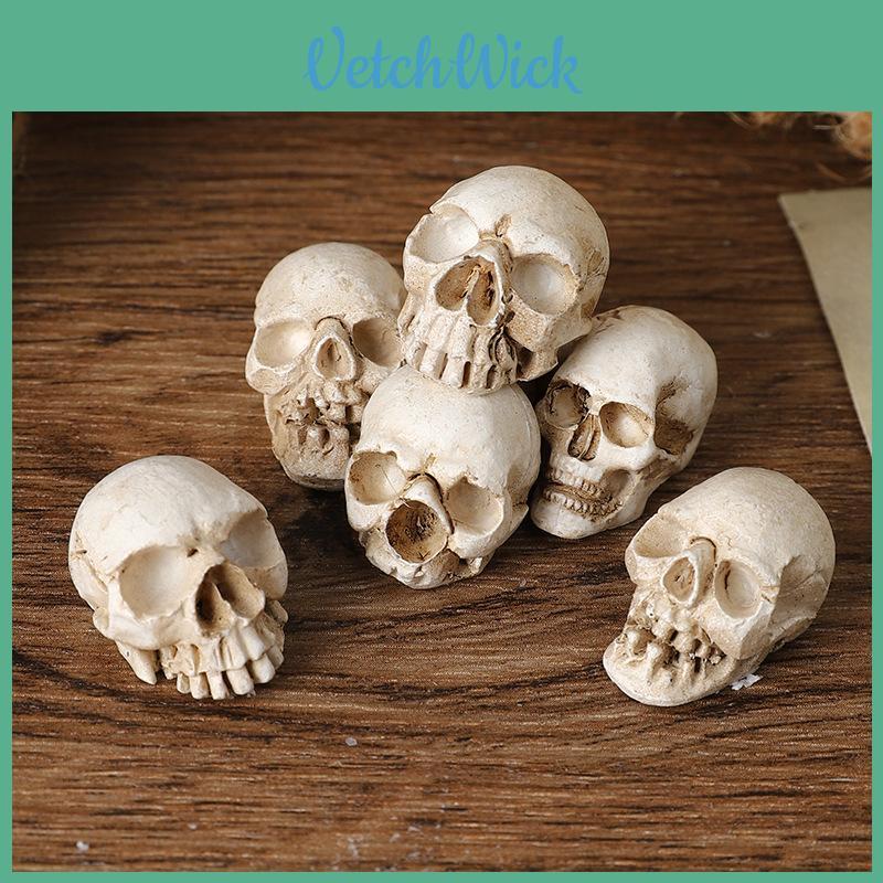 Halloween Skull Scene Toy Setup Resin Ornament For Festive Party Atmosphere And Gifts