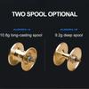 Water Dropper Reel Explosion Protection Line Metal Rotor Double Spool Long Casting 7.3:1 High Ratio 8kg Drag Powe Baitcasting Fishing Reel Lure Reel