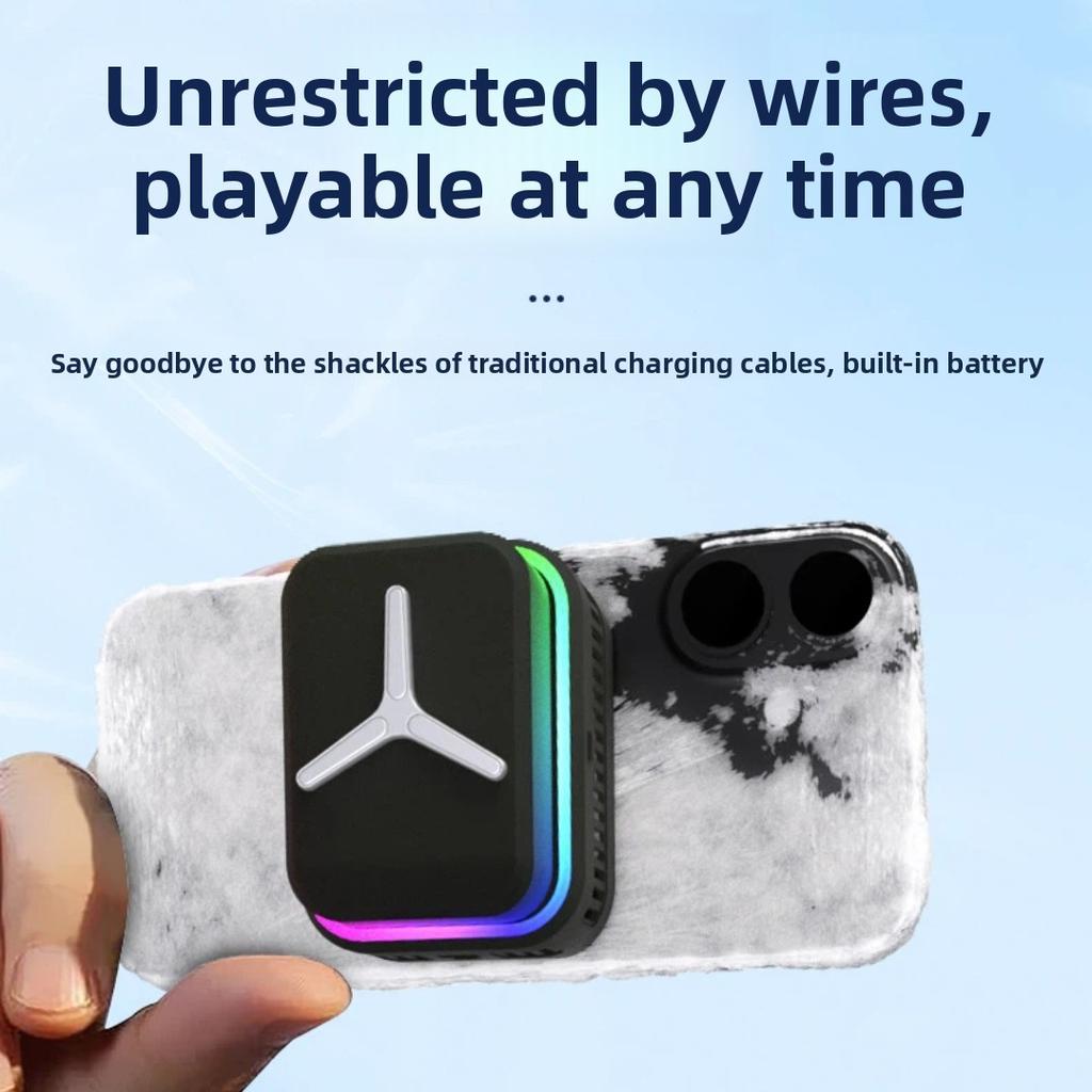 Mini Magnetic Semiconductor Cooler, Detachable Magnetic Cooling Fan for Tablet & Phone, Advanced Overclocking Cooling Case