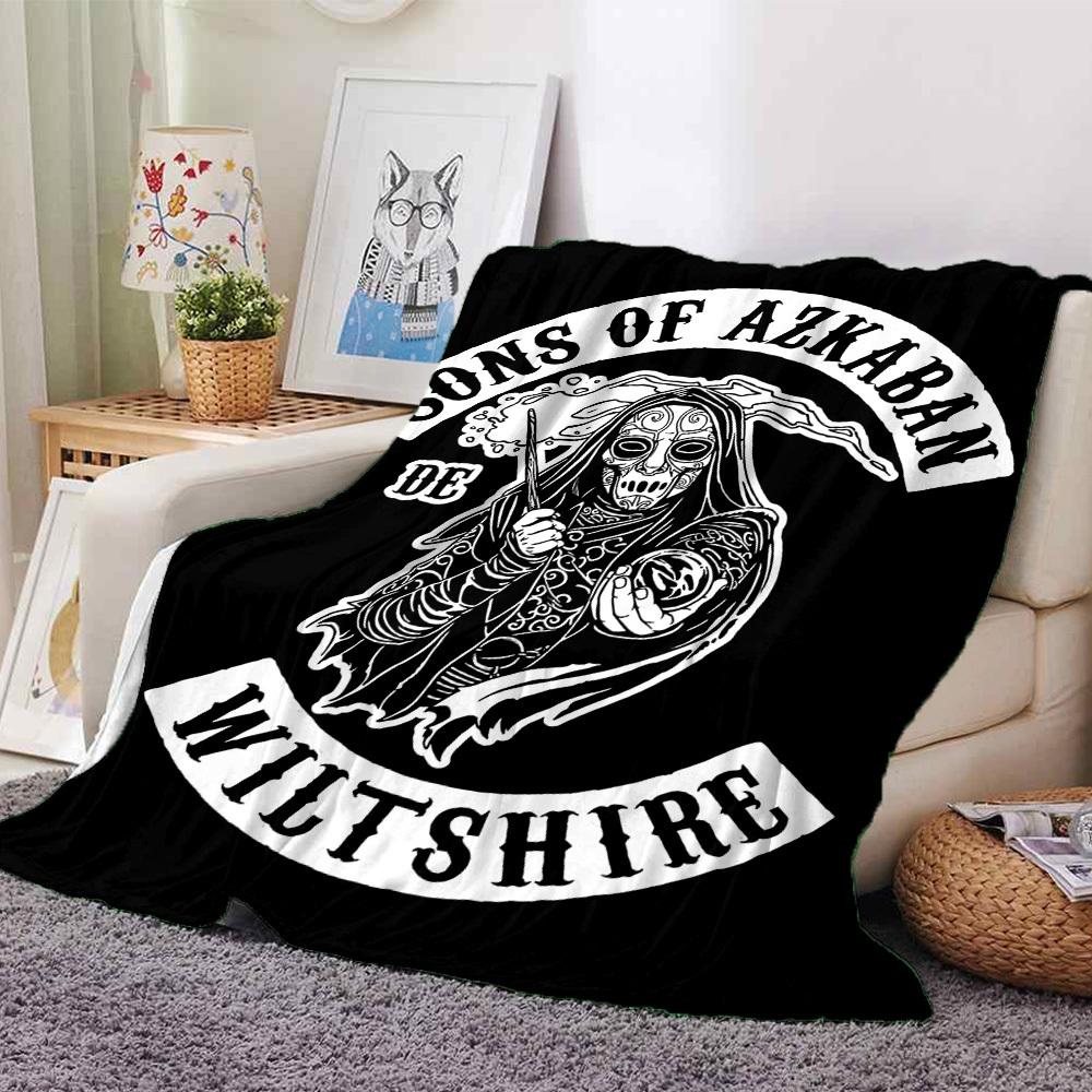 

1pc Sons of Azkaban Soft Warm Throw for Home, Office, Trave, All-Season Cozy Bedding Gift, Office Cozy Accessory1103 80cmx120cm(31inx47in)