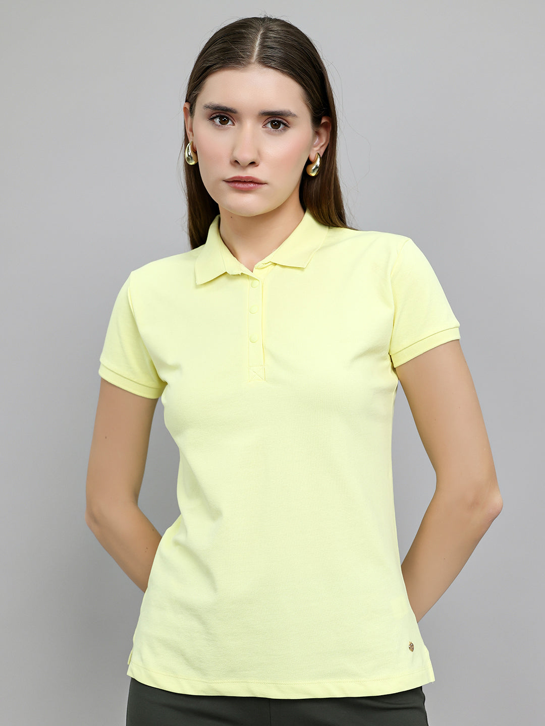 Monte Carlo Women Regular Fit Yellow Tshirt XL жёлтый