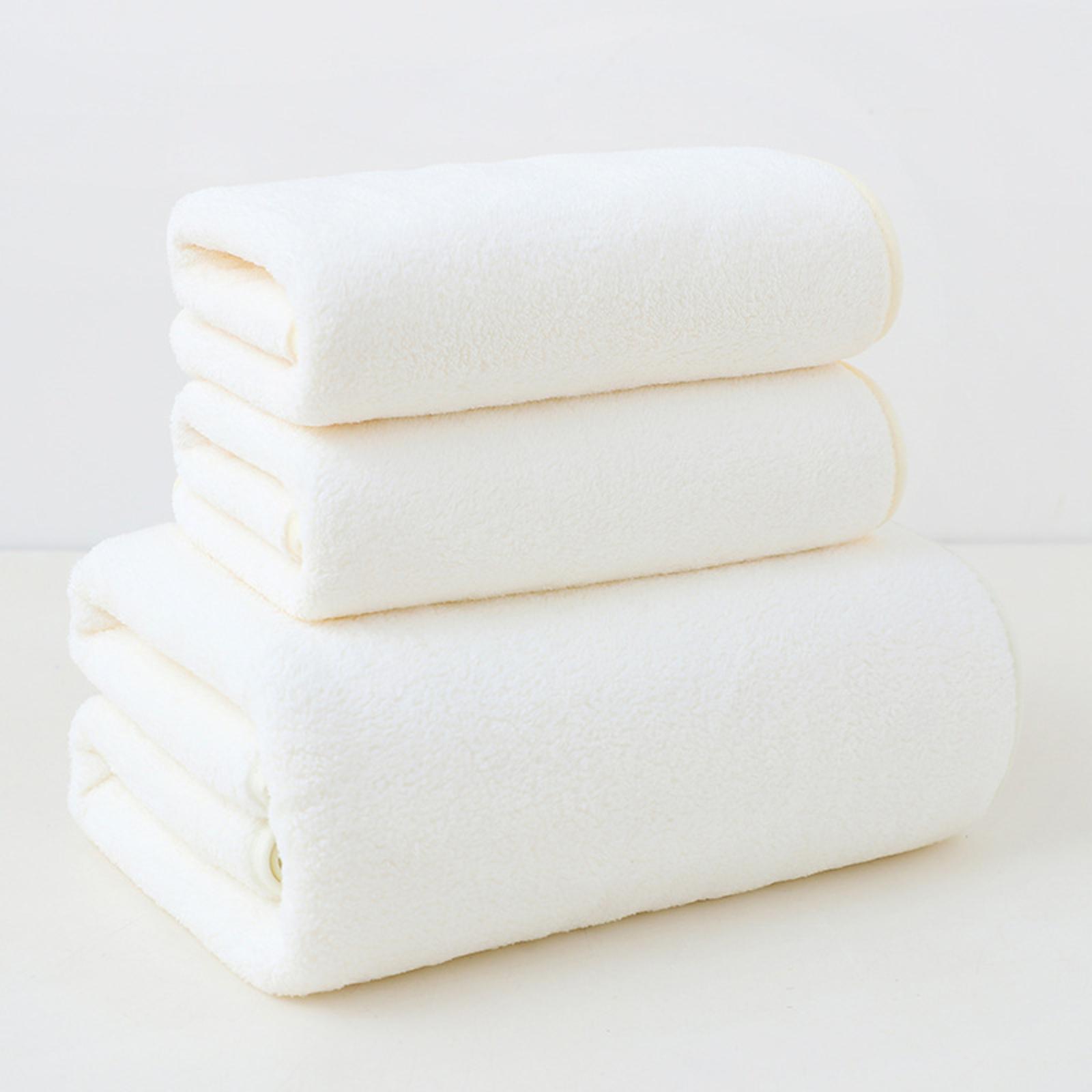 Coral Velour Thickened Towel Bath Towel Set Colour Vs. Cotton Highly Absorbent For Home Use Soft Facial Towel One Size