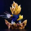 Anime Dragon Ball, Bikachu COS demonized Vegeta figure desktop car chassis ornament super Saiyan