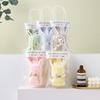 Cute Rabbit-Shaped Coral Fleece Souvenir Towel for Weddings and Events