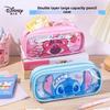 Transparent Pencil Organizer With High Capacity For Elementary School Students