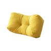Comfortable Lumbar Support Cushion For Sitting Postures Correction In Office School Dorm Multipurpose Backrest Pillow  Yellow