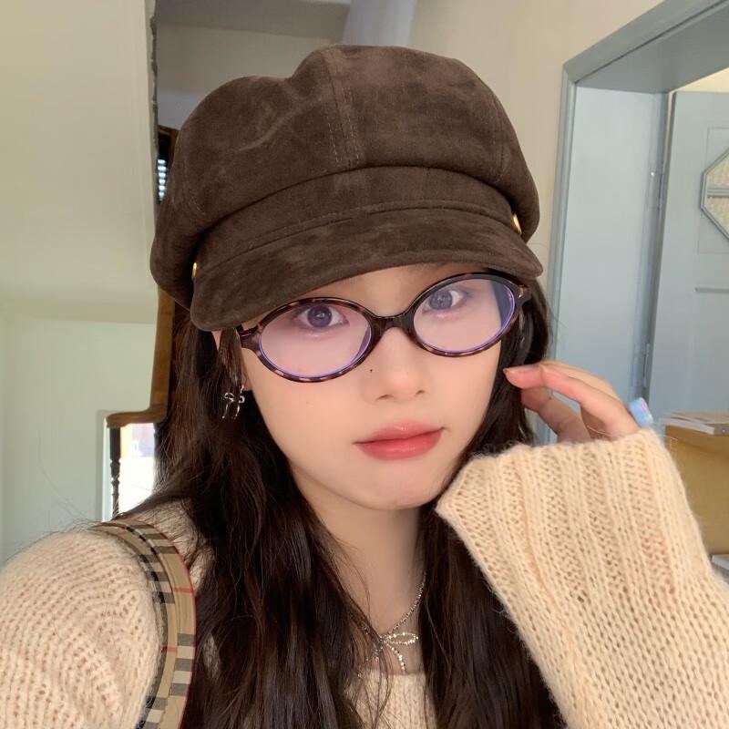 Женская замшевая кепка-газетчик Miling