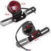 Motorcycle Retro Red Rear Tail Brake Stop Light Lamp W/ License Plate Mount For Harley Honda Chopper Bobber