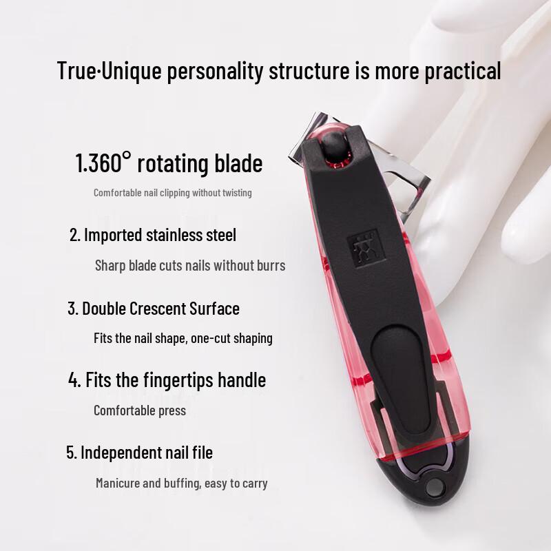 ZWILLING 360° Rotating Head Nail Clipper Set, 2-Piece