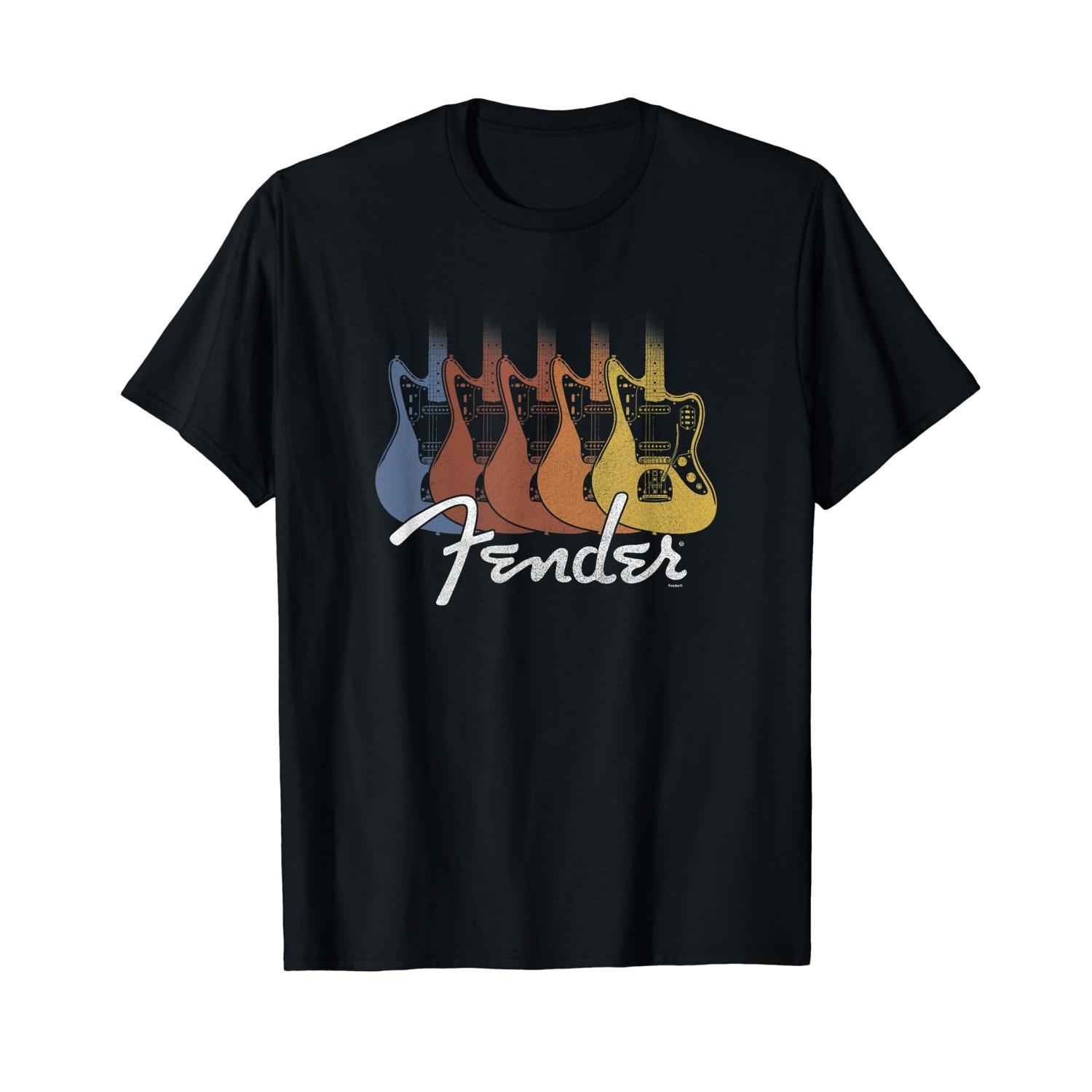 

Fender Retro Rainbow Jazzmaster Lineup T-Shirt XXXXXL чорний