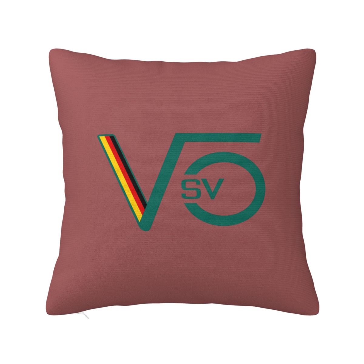 Sebastian Vettel Logo SV5 F1 2022 Square Pillowcase Cushion Cover Pillow Case Throw Pillow Cover for Home Bedroom Car 12x12Inch