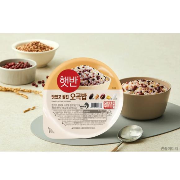 CJ Mikrowellengeeigneter Instant-Reis Hetban - Daily Multi Fünfkorn-Reis 210g (2 Optionen)