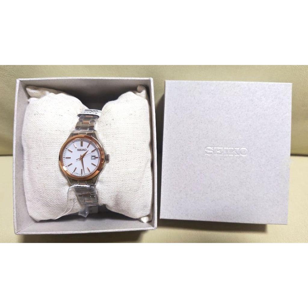 Used SEIKO Watch [V137-0DN0] Ladies Solar