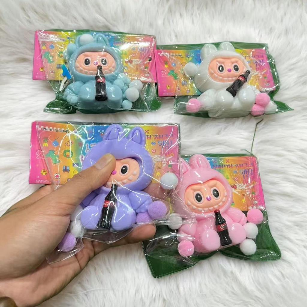 Jucărie drăguță de strâns pentru ameliorarea stresului, cu o textură moale și elastică, jucărie pentru ameliorarea stresului pentru copii