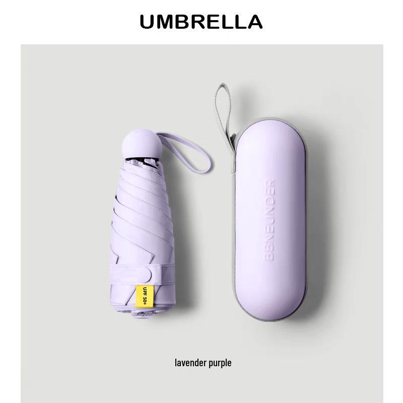 50% Off Women's Portable Sun Umbrella - Anti-UV, Manual Folding, Rain or Shine Parasol