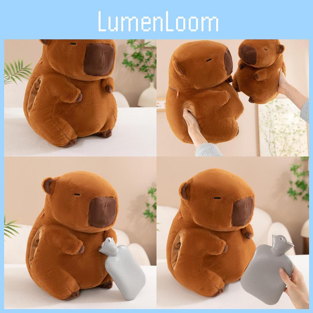 Hand Warmer Capybara Plush Toy Stuffed Animal Doll Cute Decoration Kids Gift