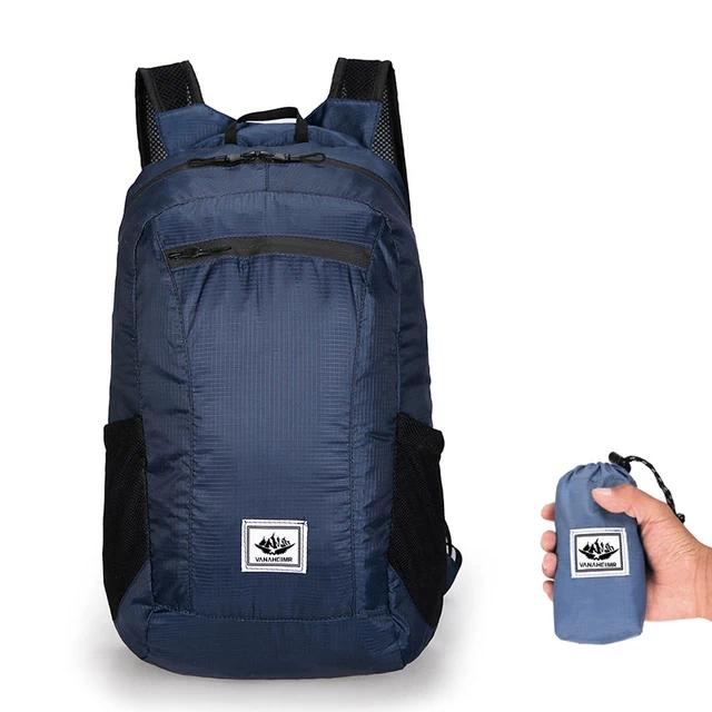 20L Bärbar Vikbar Ryggsäck Vikbar Bergsklättringsväska Ultralätt Utomhus Klättring Cykling Resa Ryggsäck Vandring Dagryggsäck