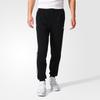 Adidas Essentials 3-Stripes Tapered Cuffed Pants Men Bottoms Black BP8742