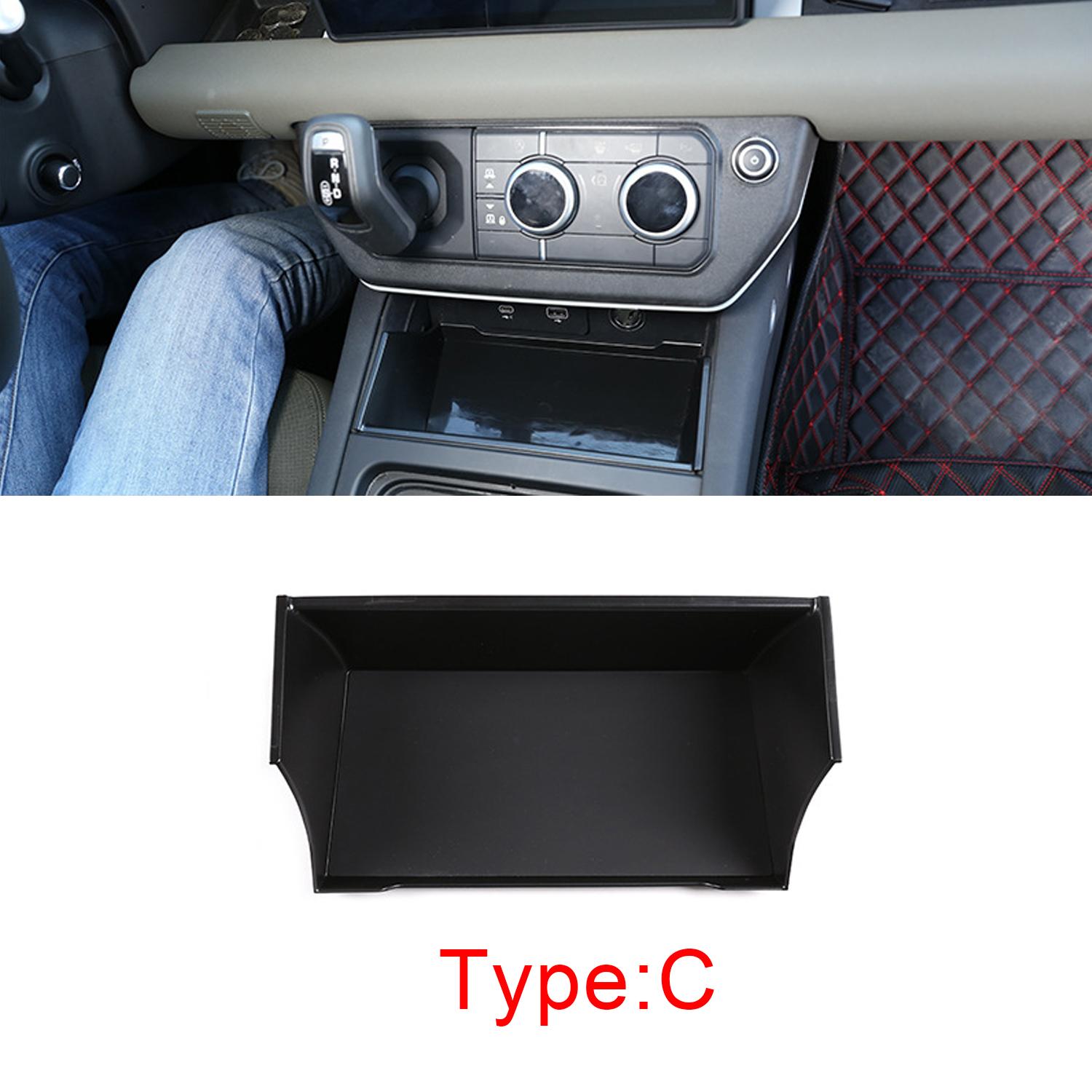 

For Land Rover Defender 90 110 2020 2025 2025 2025 Stowing Tidying Car Front Central Control Storage Box Interior Accessories