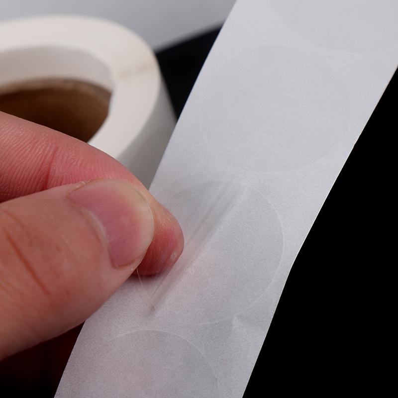 500 Buc/Rola Autocolant Transparent Scrapbooking Pentru Pachet Plic Sigilii Etichete Autocolant