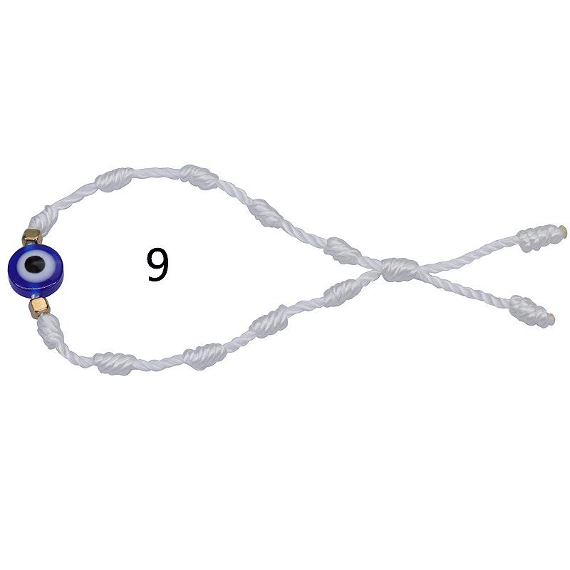Evil Eye Crystal Beaded Adjustable Bracelet for Boys & Girls