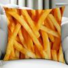 Fashion Cool Fries Cushion Cover Birthday Anniversary Gifts Double Sided Printed Zipper Cushion Cover Soft Skin Bedding