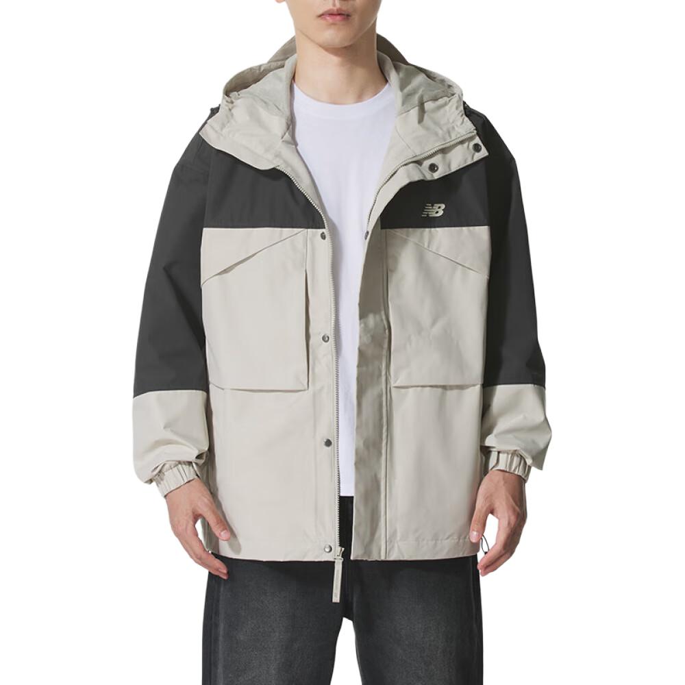 New Balance Jackets Men's Gray Hooded Moderate Other AMJ53304-SHY