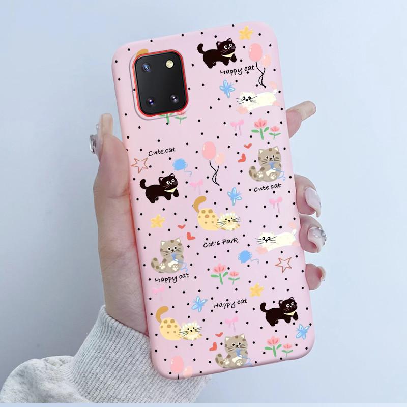 For Samsung Galaxy Note 10 Lite Case N770F Soft TPU Silicone Cover Cute Astronaut Panda Phone Case GalaxyNote 10Lite Coque Funda