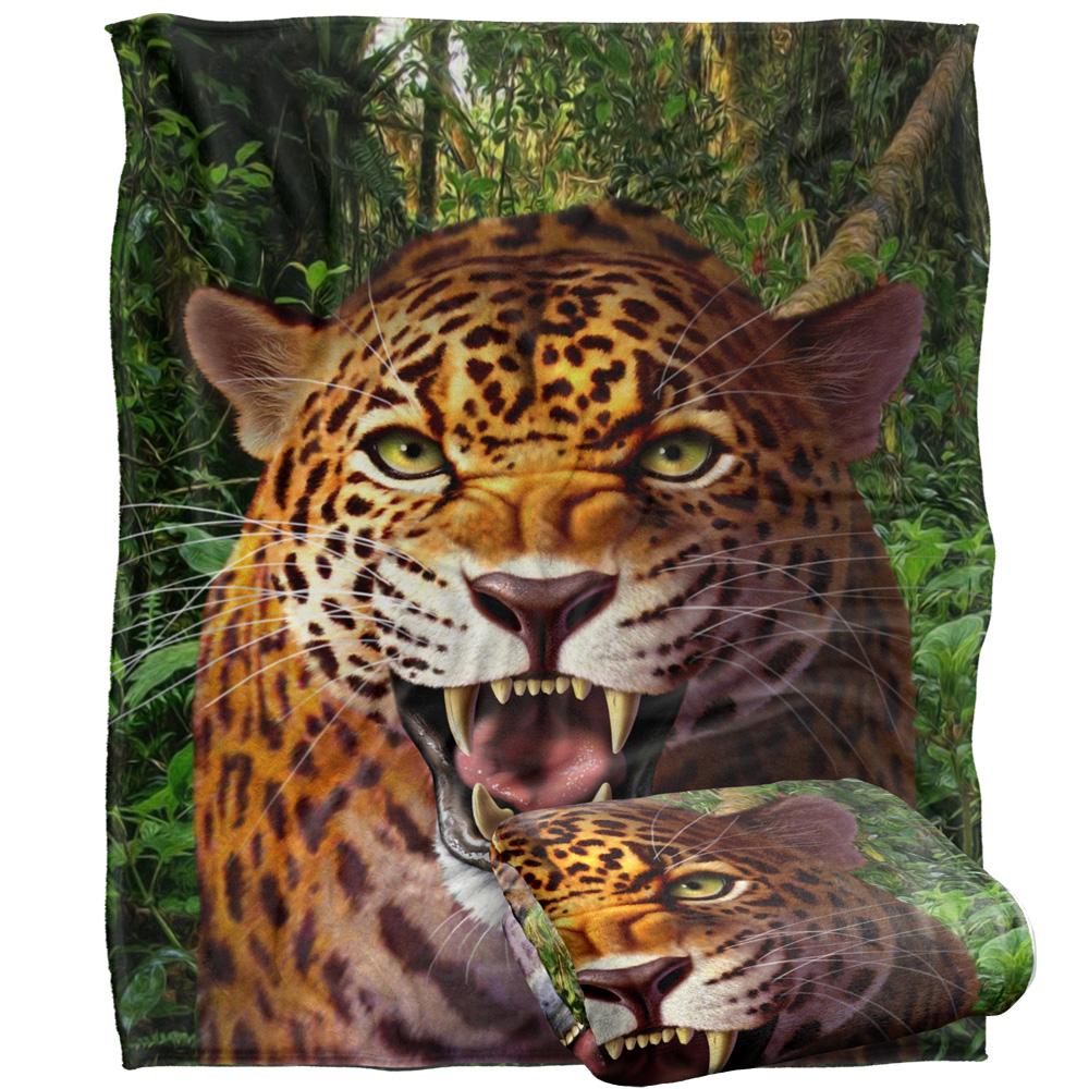 JQ Licensing Jlo Silky Leopard Supersoft Blanket