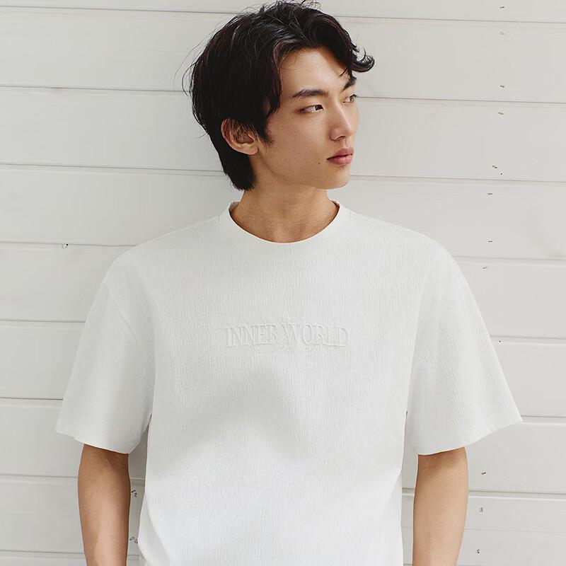 GXG Men's Textured Round Neck Short Sleeve T-Shirt
