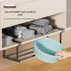 Miflame Telescopic Bathroom Storage Rack