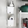 Wall-mounted Hanging Storage Basket Cabinet Storage Sink Organizer  Kitchen Bathroom