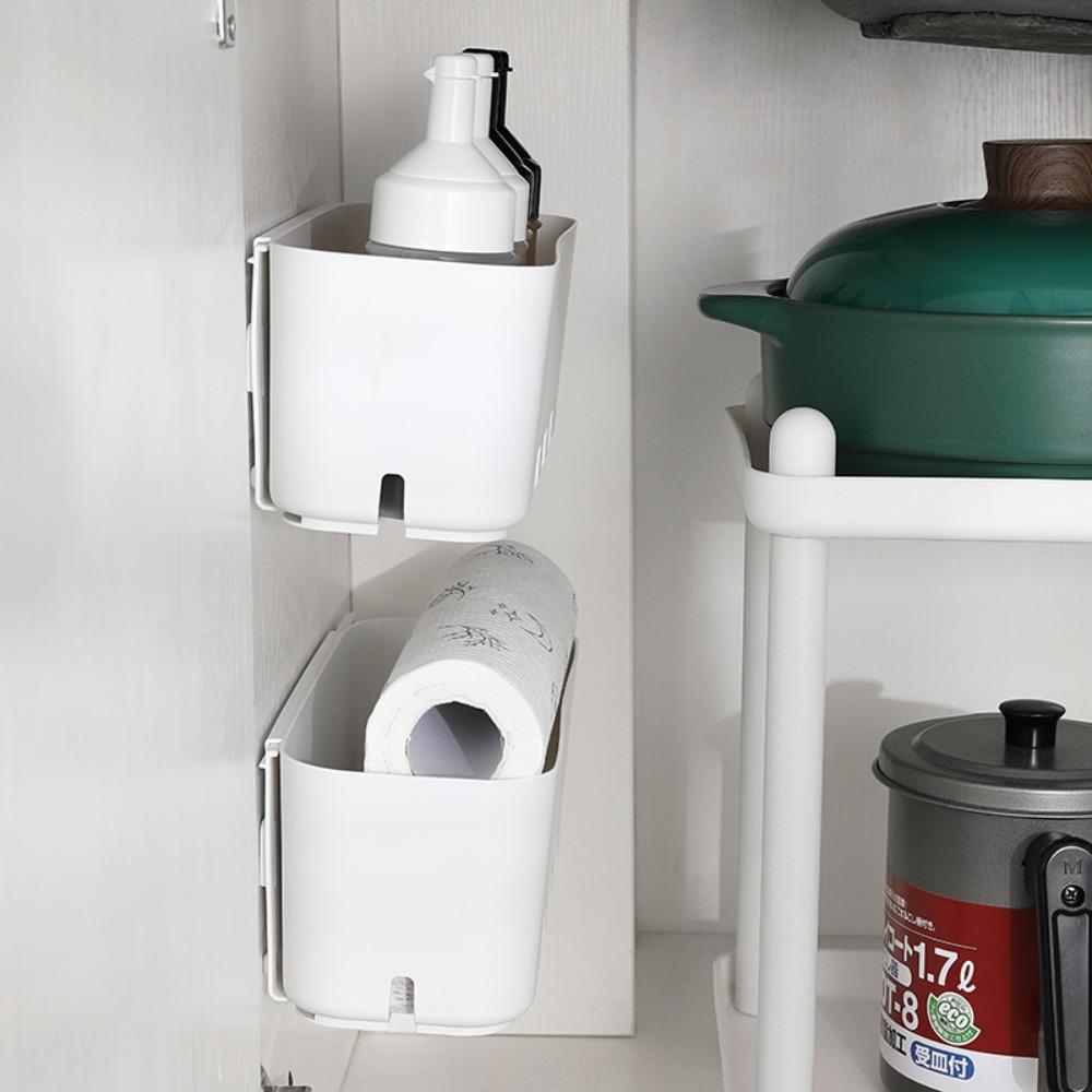 Wall-mounted Hanging Storage Basket Cabinet Storage Sink Organizer Kitchen Bathroom