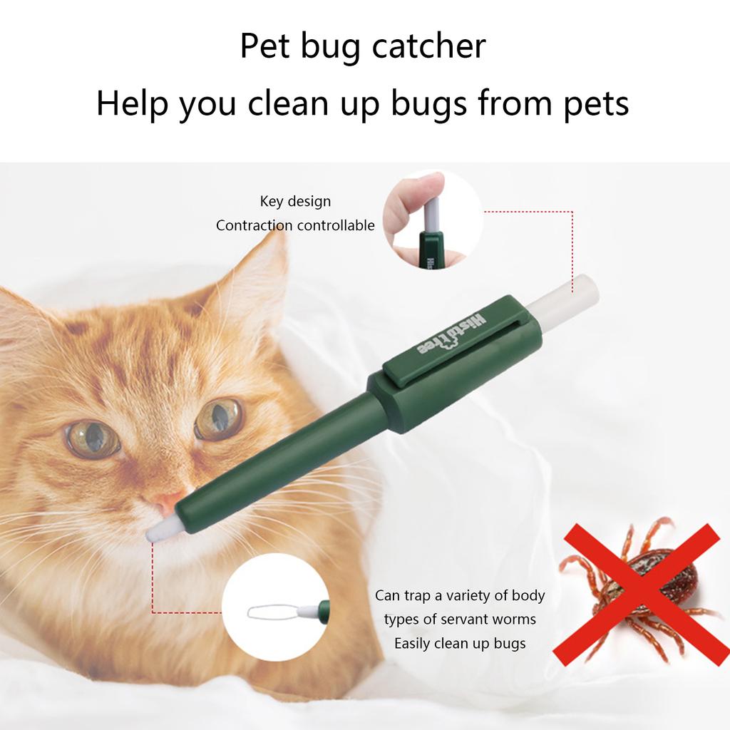 Outil pour retirer les tiques pour chats et chiens Retire facilement les tiques et les puces