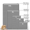 2-in-1 Layer Heavy-Duty EVA Cat Litter Mat Odor-Resistant Non-Slip Surface Durable Litter Mat Compatible with Litter Trays/Boxes