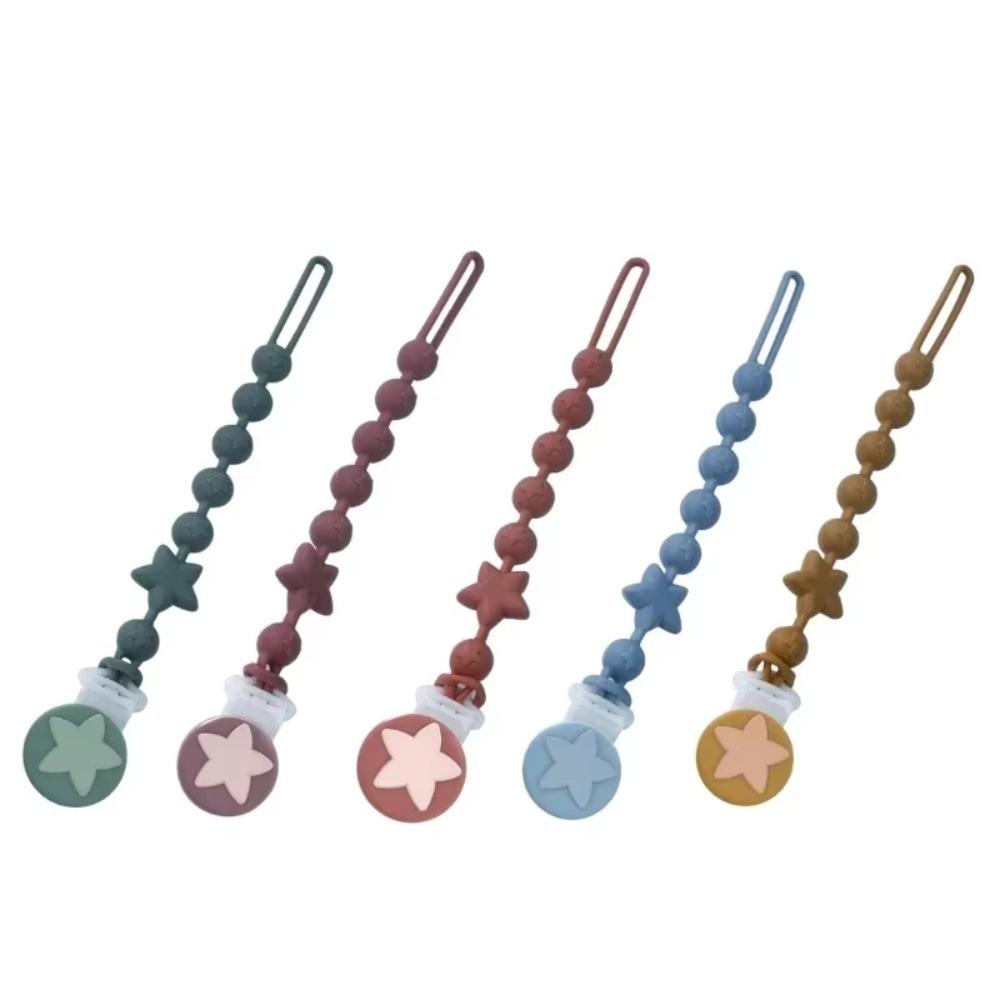 1Pc Nipple Chains Newborn Baby Items Babies Infant Silicone Pacifier Clips for Toddler Teething Soother Chew Dummy Chains Holder