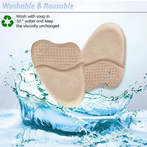 LIKENNY Toe Cushions, Shoe Size Adjustment, 3 Colors, 3-Pair Set, Prevents Blisters, Heel Pads, Prevents Shoes from Slipping Off, Shoe Toe Shock Absor