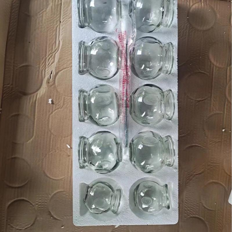 Thickened Glass Traditional Chinese Cupping Set - Health Care Vacuum Jars for Home Use