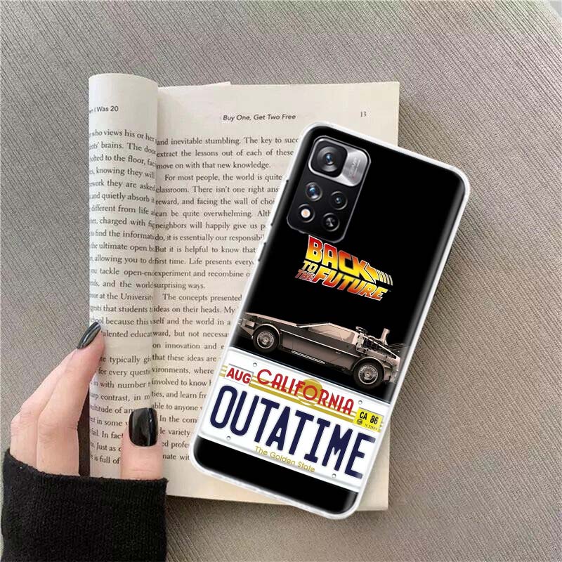 

Back To The Future License Phone Case For Xiaomi Redmi Note 14 13 Pro Plus 5G Cover 13C 14C 12 12C 9 9T 9C 10 10C 8 7 6 10A 9A P Redmi Note 14 5G