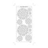 Sticker - PEEL OFF'S MANDALA WHITE 105x232 - Color: White - Mixed