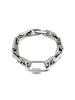 Waterproof Jewelry Non Tarnish Bracelet 316L Stainless Steel Link Chain Bracelet Biner Clasp