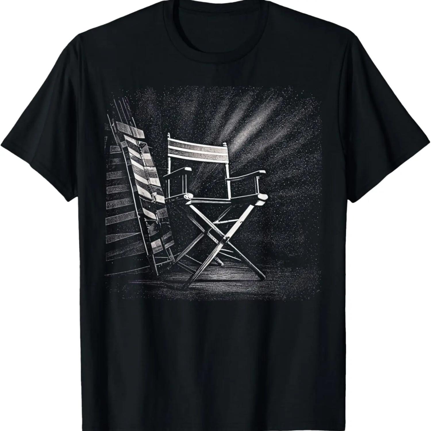 Filmmaker Camera Action Movie Director Movie Clapper Board T-Shirt S чёрный